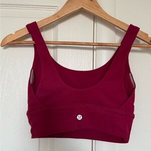 lululemon athletica Women's Magenta Sports Bra